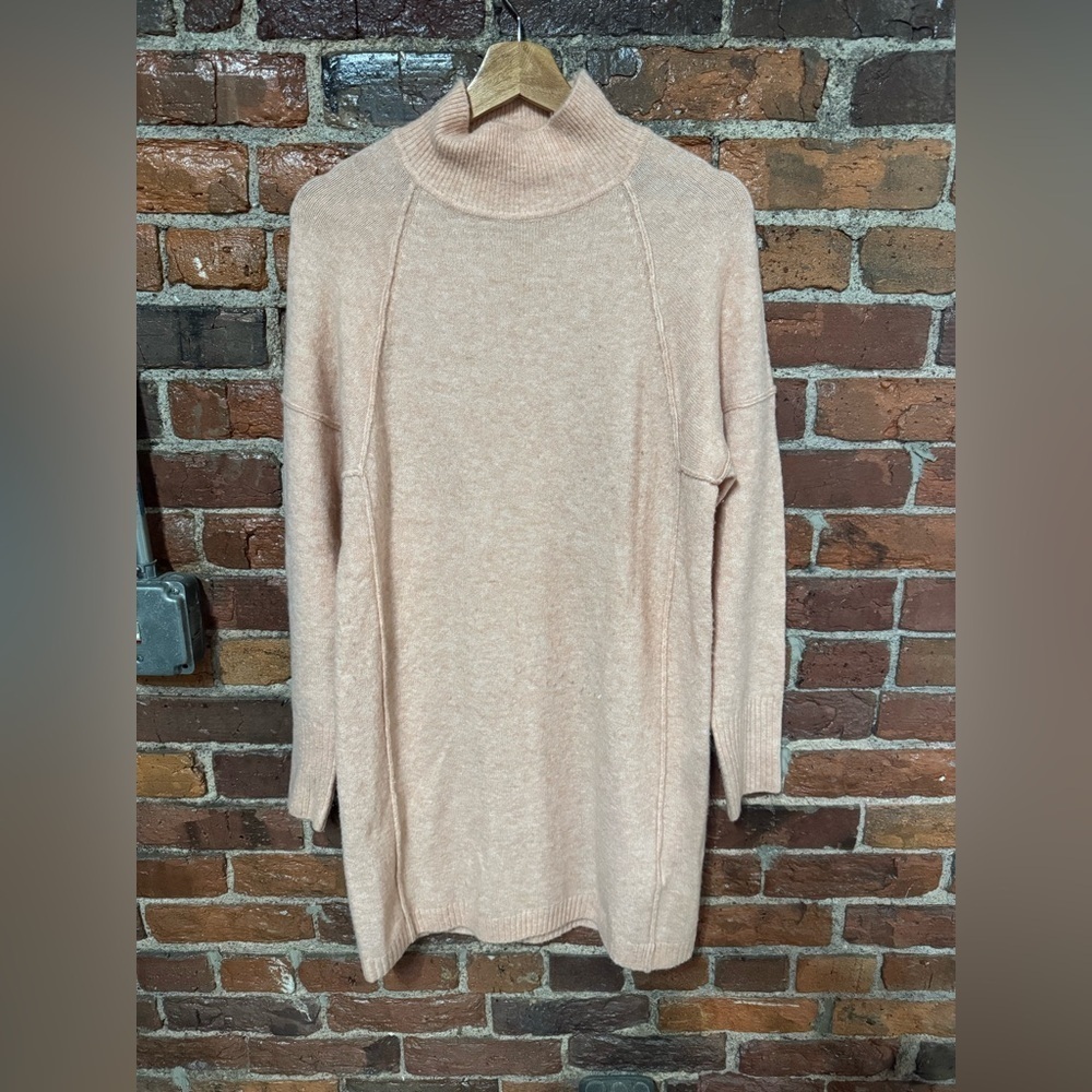 ESQUALO Soft Blush Knit Sweater Dress Size Small